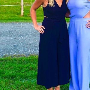 Navy blue jumpsuit